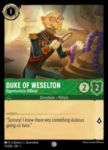 Duke of Weselton - Opportunistic Officia